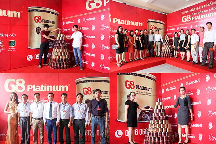 Sản phẩm sơn gỗ cao cấp G8 Platinum lần đầu tiên được giới thiệu tại các làng nghề huyện Đan Phượng, TP. Hà Nội
