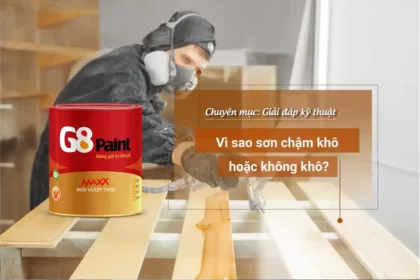 VÌ SAO SƠN CHẬM KHÔ HOẶC KHÔNG KHÔ?