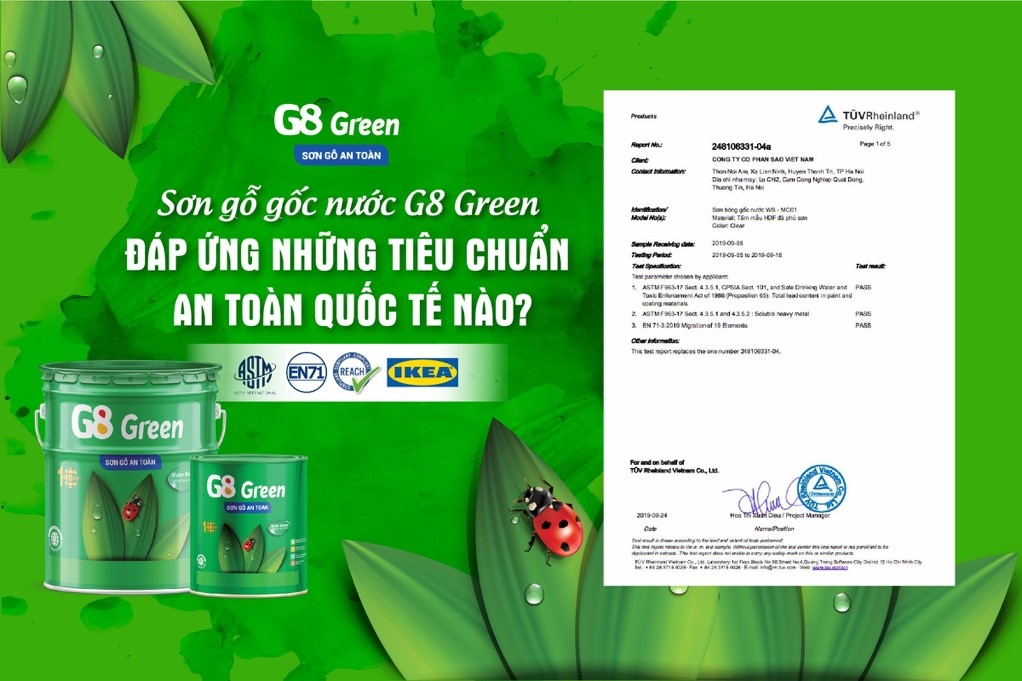 G8 Green tiêu chuẩn quốc tế