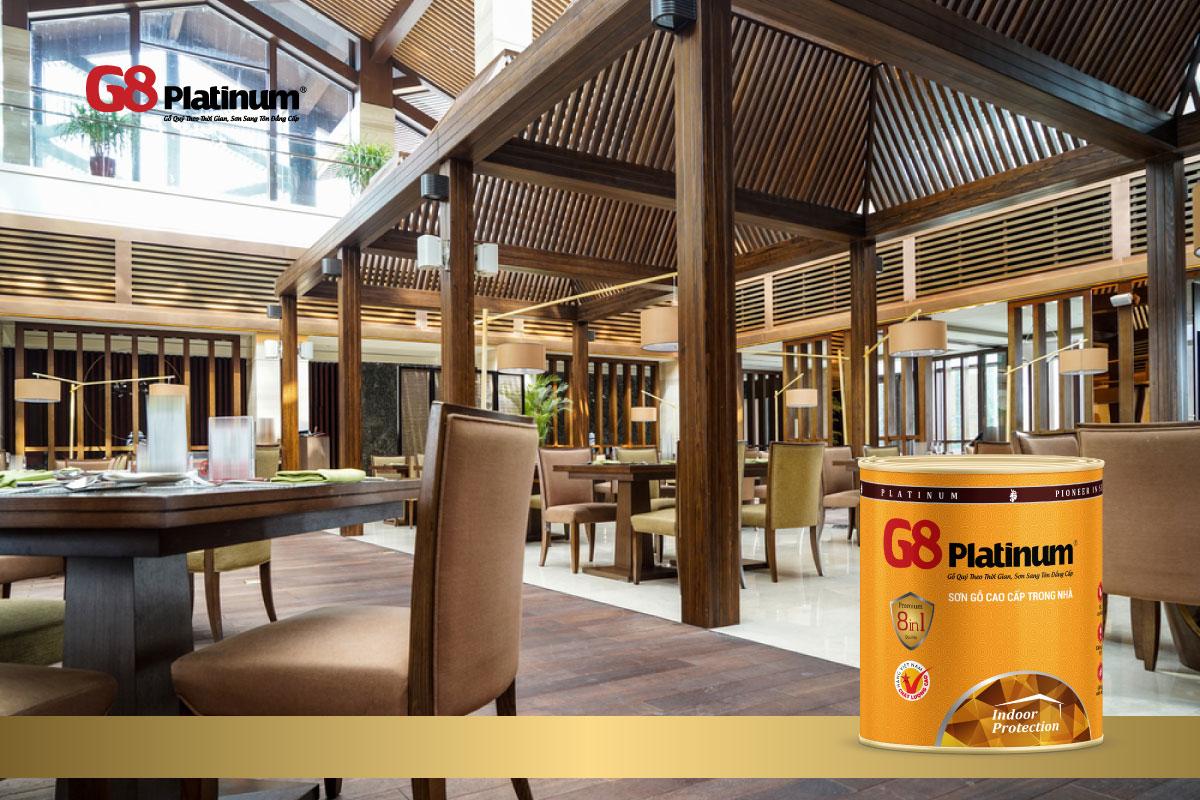 G8 Platinum kiến tạo không gian sang trọng cho nhà hàng, khách sạn