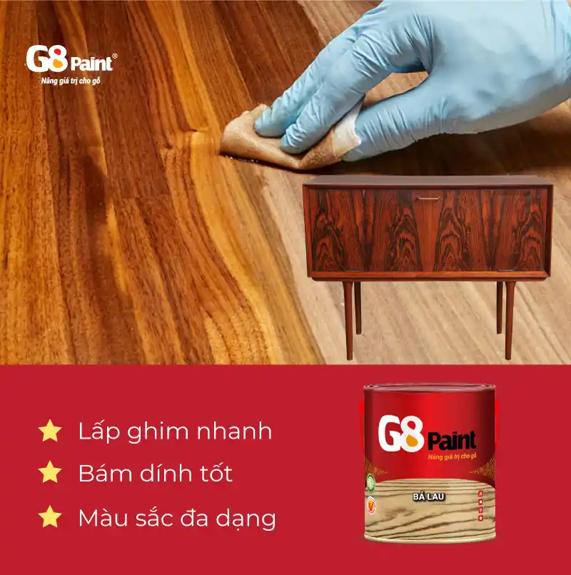 Bả Lau G8 – Giải Pháp Cho Gỗ Ghim Sâu