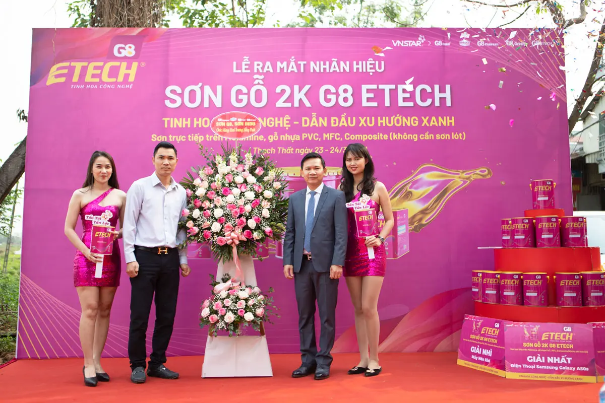 Ra Mắt Sơn Gỗ 2K G8 Etech