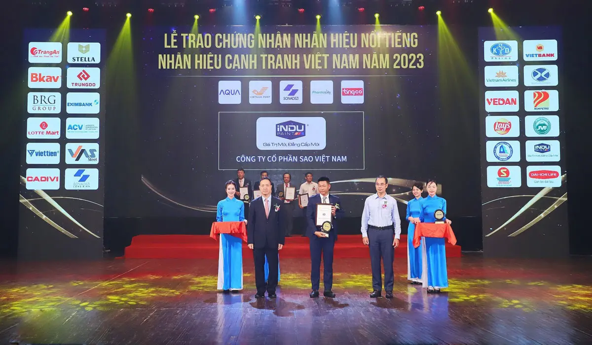 Chứng Nhận Top 10 Nhãn Hiệu Nổi Tiếng 2023