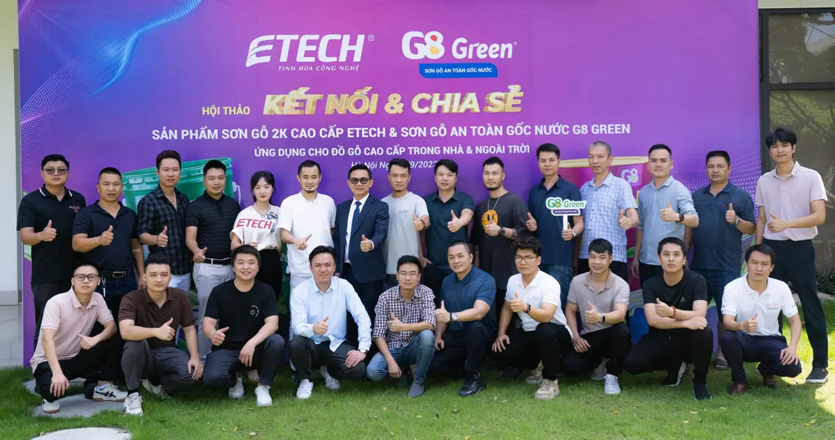 Chương Trình Hội Thảo “Kết Nối &Amp; Chia Sẻ” Cùng Sơn Gỗ 2K Etech Và Sơn Gỗ An Toàn Gốc Nước G8 Green