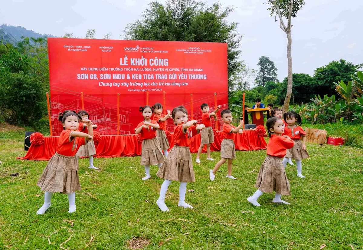 Khởi Công Xây Dựng Trường Học Cho Trẻ Em Vùng Cao Tại Huyện Vị Xuyên, Hà Giang