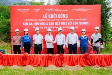 SƠN G8 & SƠN iNDU TRAO GỬI YÊU THƯƠNG KHỞI CÔNG XÂY DỰNG TRƯỜNG HỌC CHO TRẺ EM VÙNG CAO TẠI HUYỆN VỊ XUYÊN, HÀ GIANG